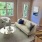 a living room with a couch and a coffee table