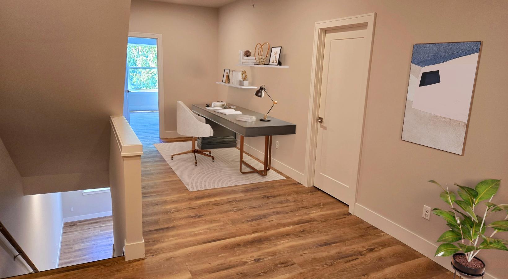 Beautiful living areas to match your lifestyle a room with a desk and a chair